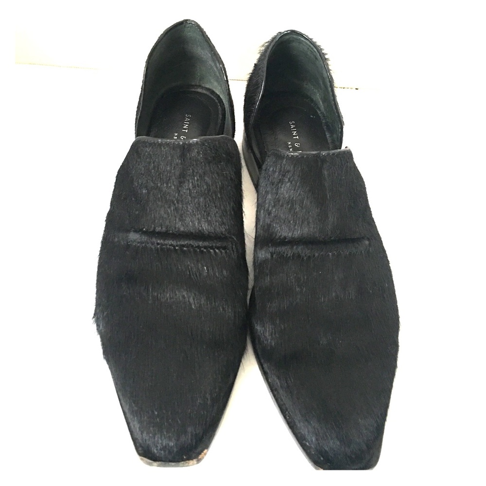 Saint and Libertine Marvel Pony D’Orsay Loafers